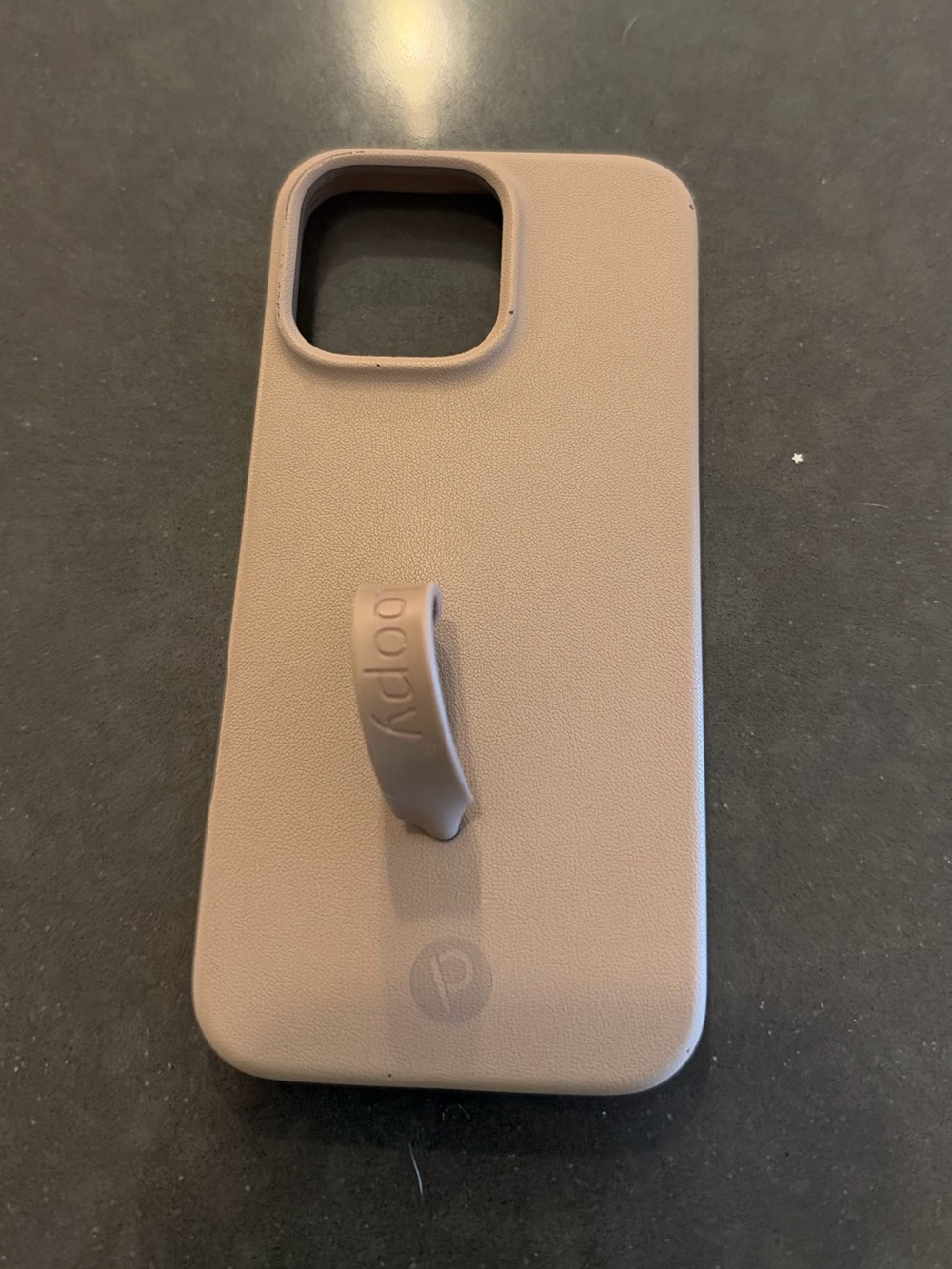 Leather Stone Loopy Case - iPhone 16 Pro Max